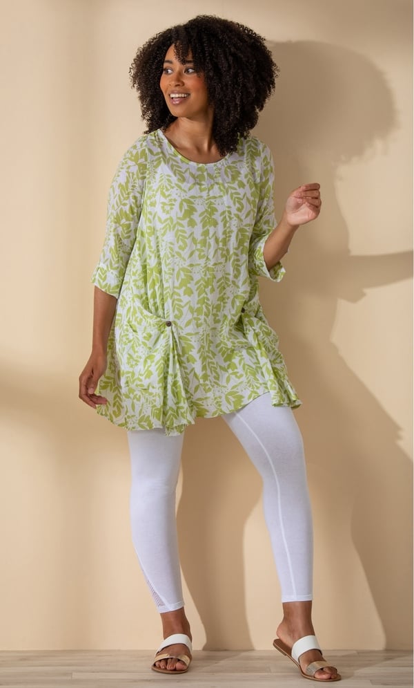 Oversized Dip Hem Tunic