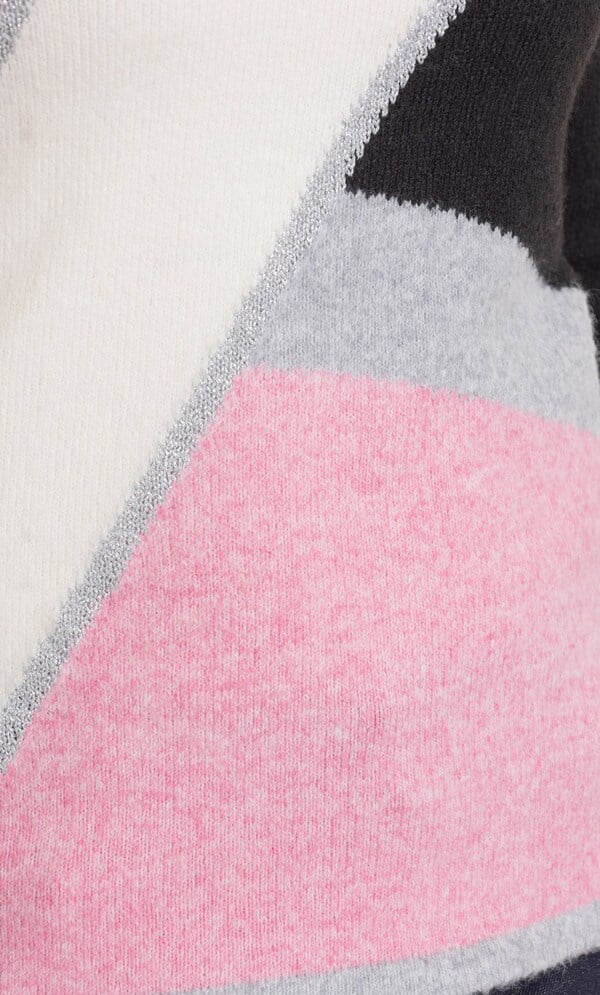 Anna Rose Colour Block Knitted Top