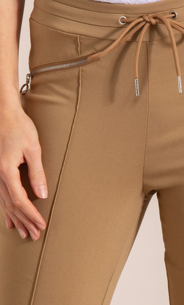 Slim Leg Pull On Trousers