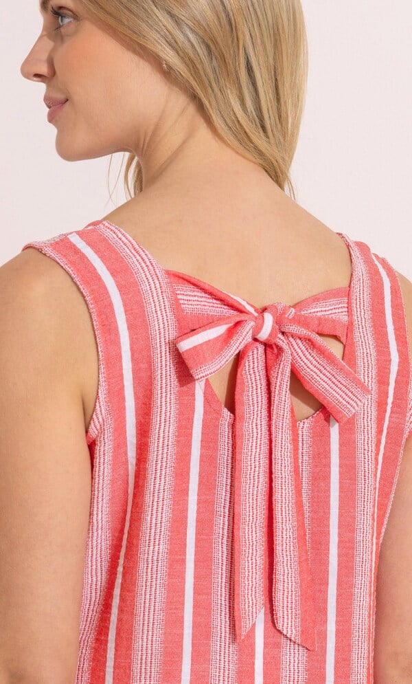 Sleeveless Striped Dress