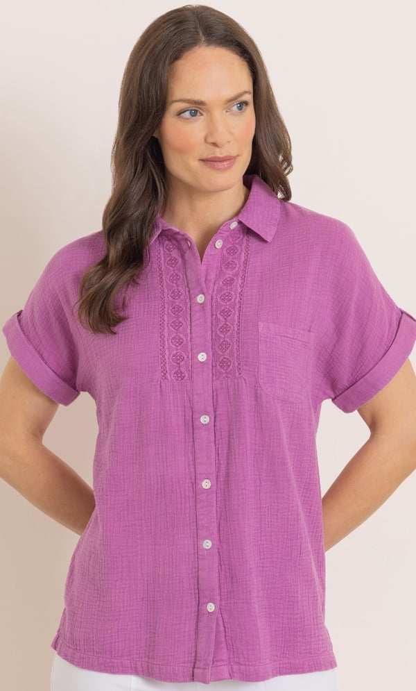Short Sleeve Cotton Shirt