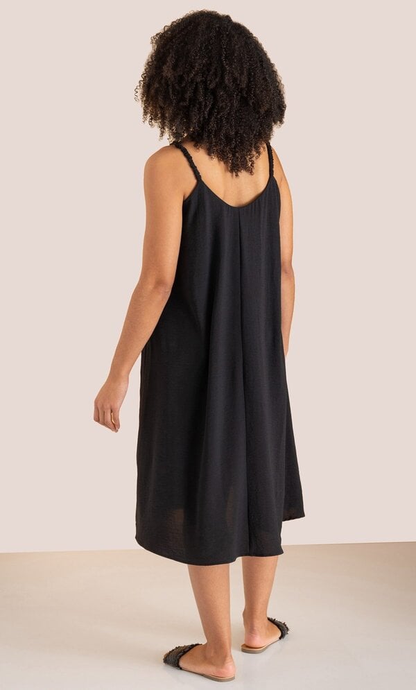 Spaghetti Strap Textured Dress