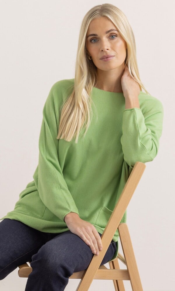 Batwing Knitted Jumper
