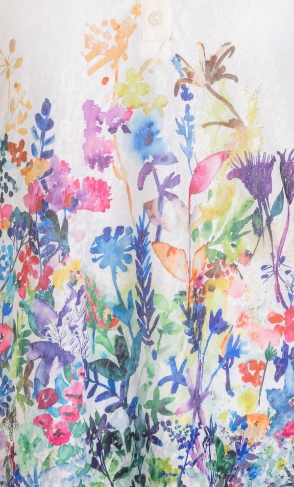 Anna Rose Garden Print Top