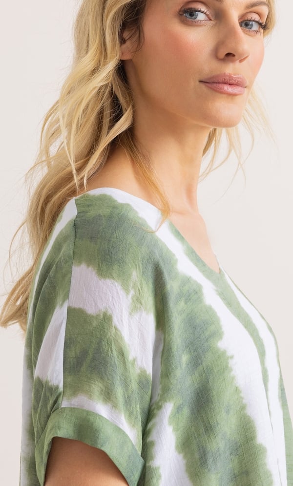Tie Dye Layered Top