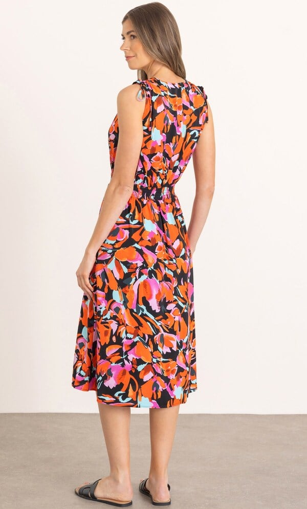 Printed Sleeveless Dress