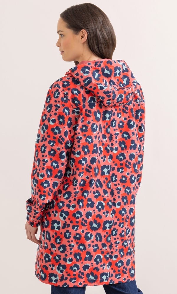 Hooded Waterproof Animal Print Raincoat