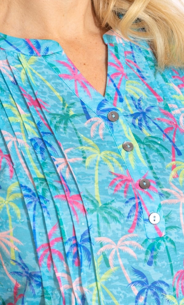 Anna Rose Embellished Printed Top
