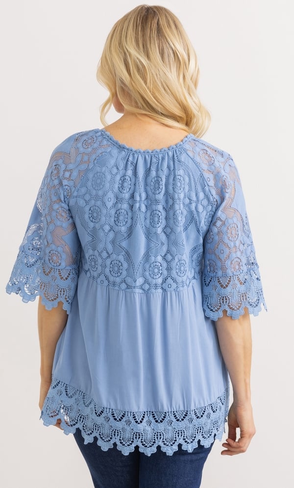 Lace Trim Top