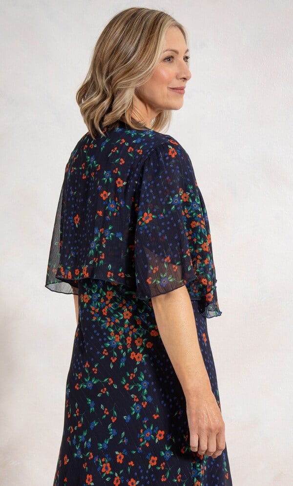Anna Rose Floral Chiffon Cover Up