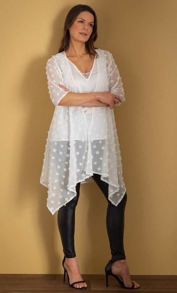 Dobby Dip Hem Cover Up