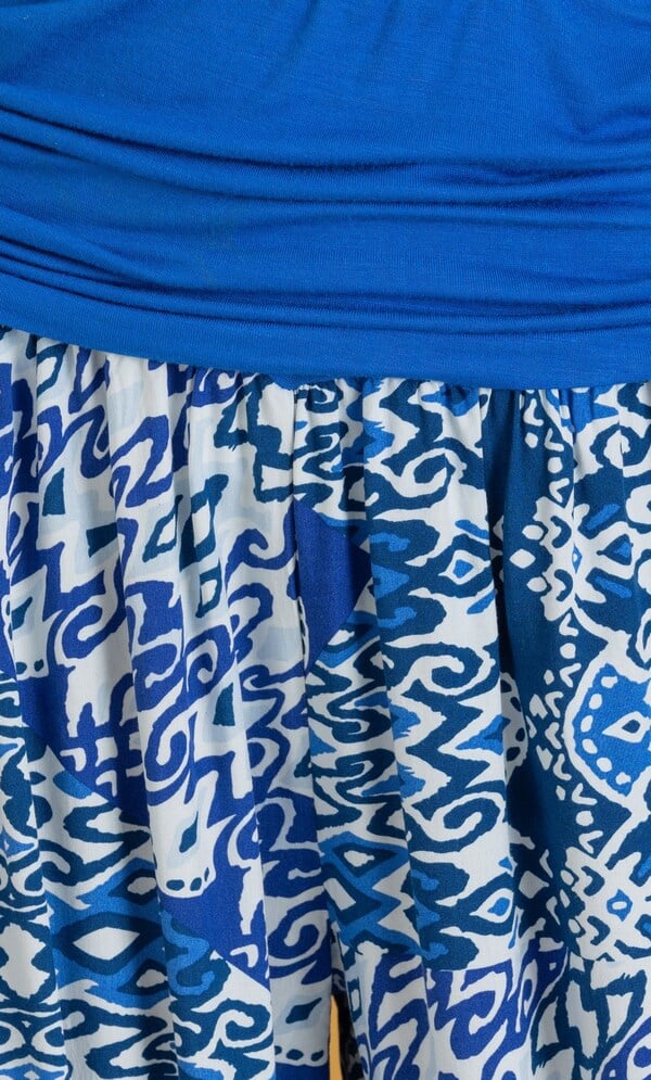 Printed Balloon Trousers