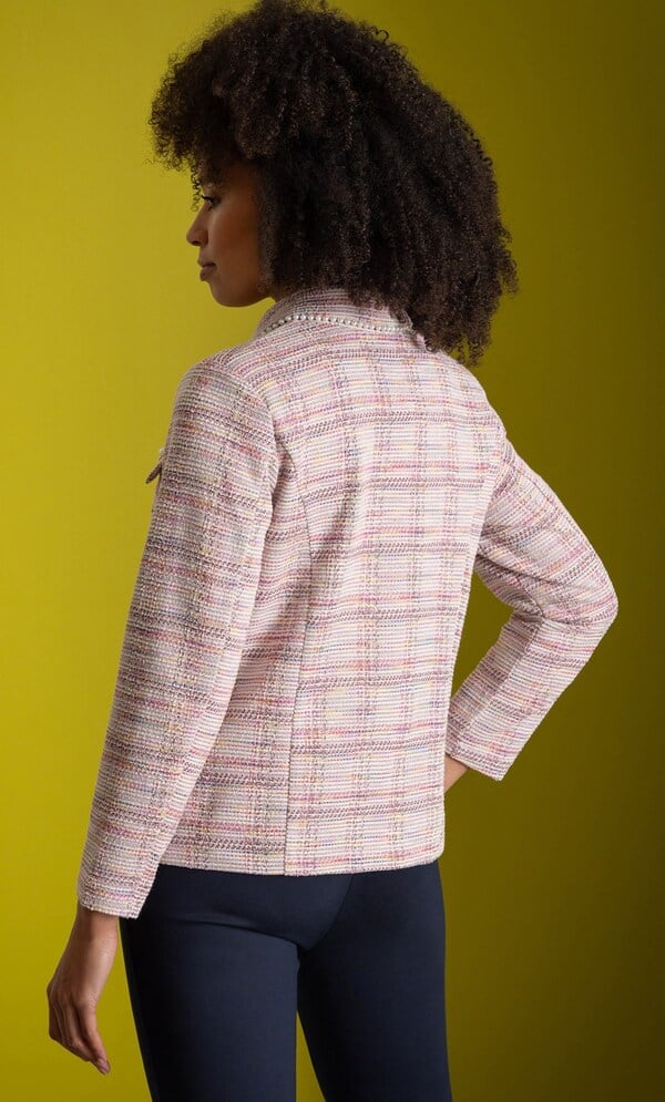 Embellished Shimmer Textured Jacket