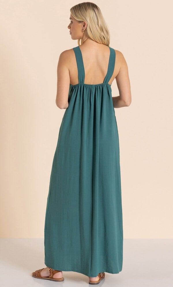Twist Front Maxi Dress