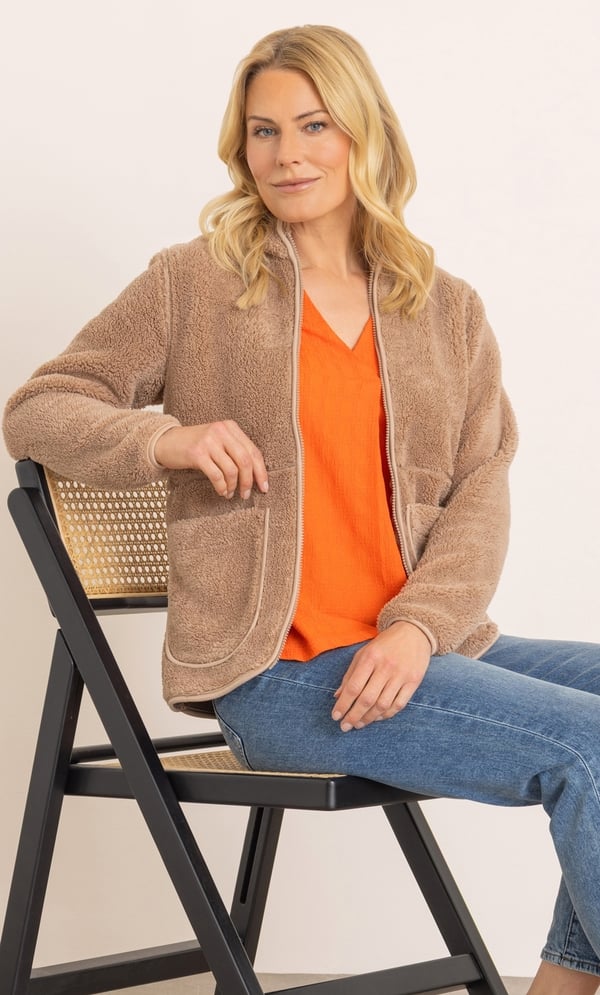 Lightweight Fleece Zip Up Jacket