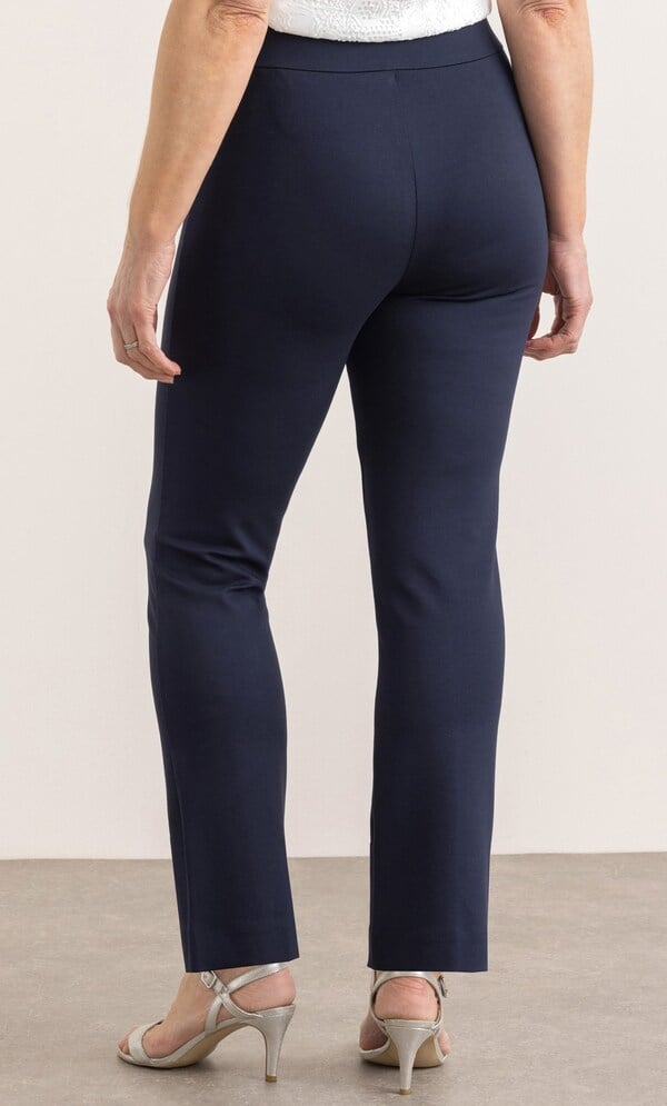 Anna Rose Pintuck Straight Leg Trousers
