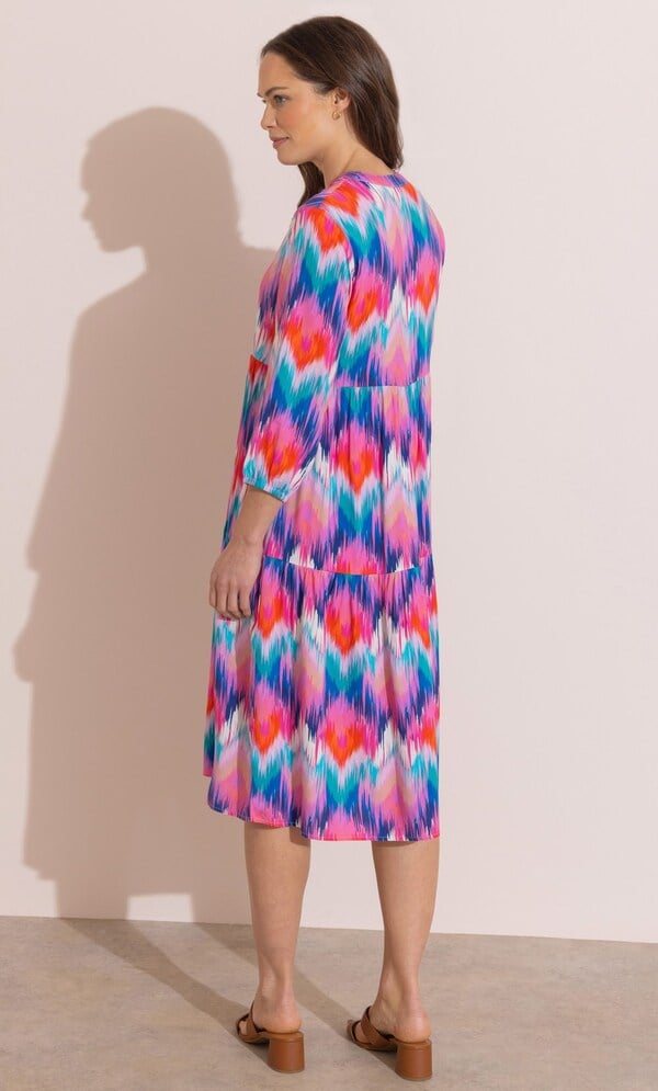 Printed Loose Fit Dress