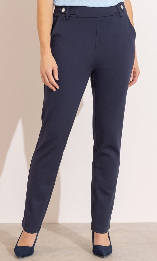 Anna Rose Ponte Slim Leg Trouser 25 Inch Leg