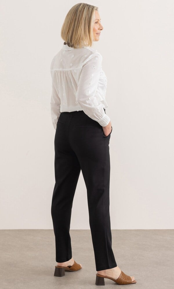 Anna Rose Ponte Slim Leg Trousers 27 inch