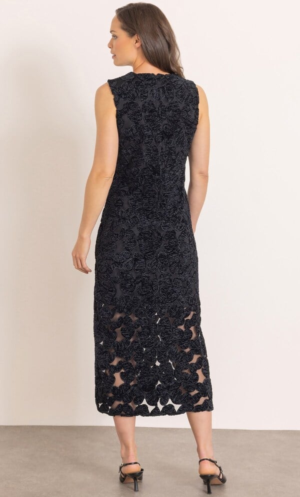 Chenille Longline Shift Dress