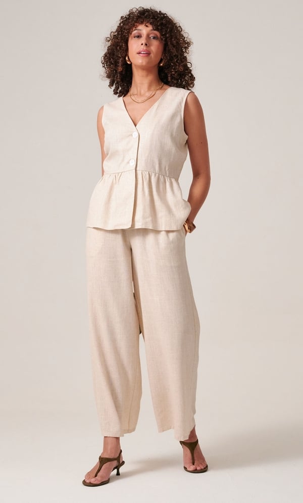 Shimmer Wide Leg Trousers