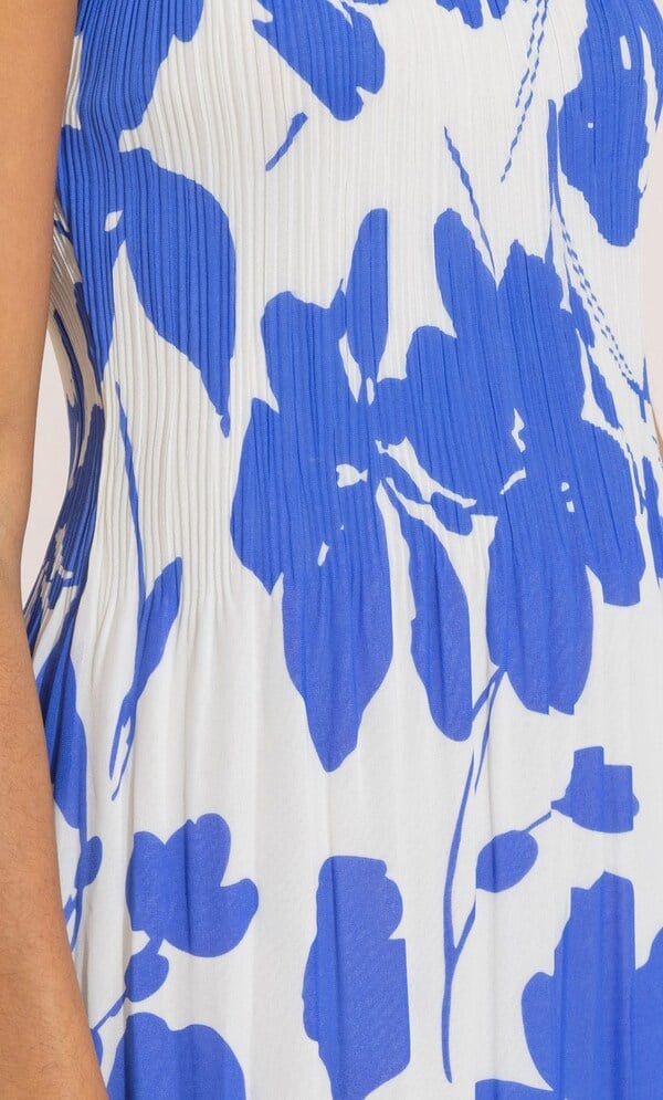 Floral Printed Sleeveless Dress