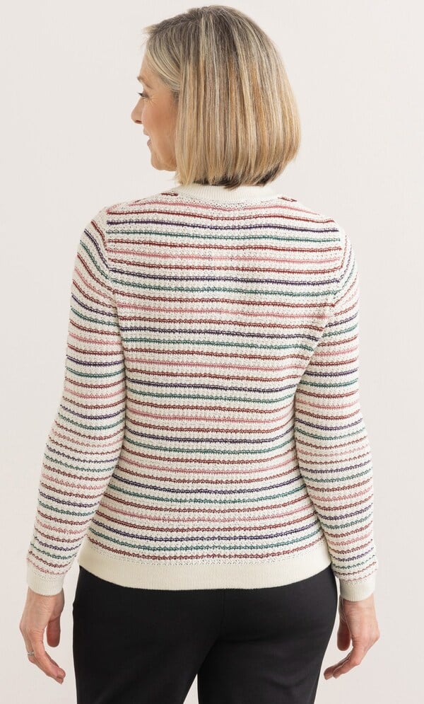Anna Rose Striped Cardigan