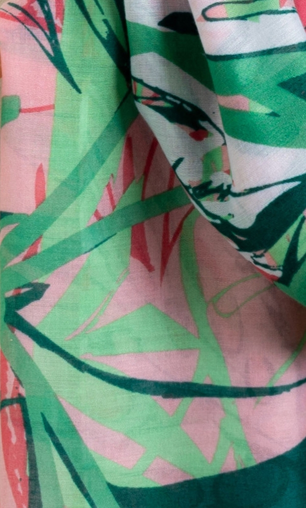 Leaf Printed Scarf