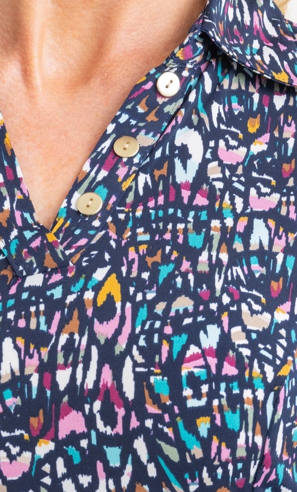 Anna Rose Printed Jersey Dress