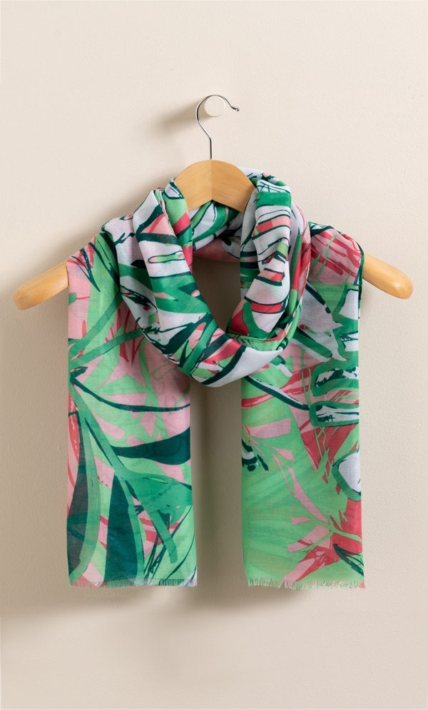 Leaf Printed Scarf