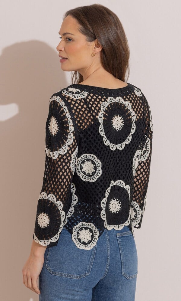 Patterned Crochet Top