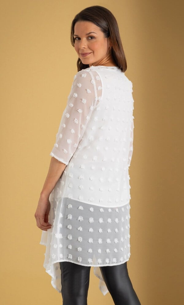 Dobby Dip Hem Cover Up