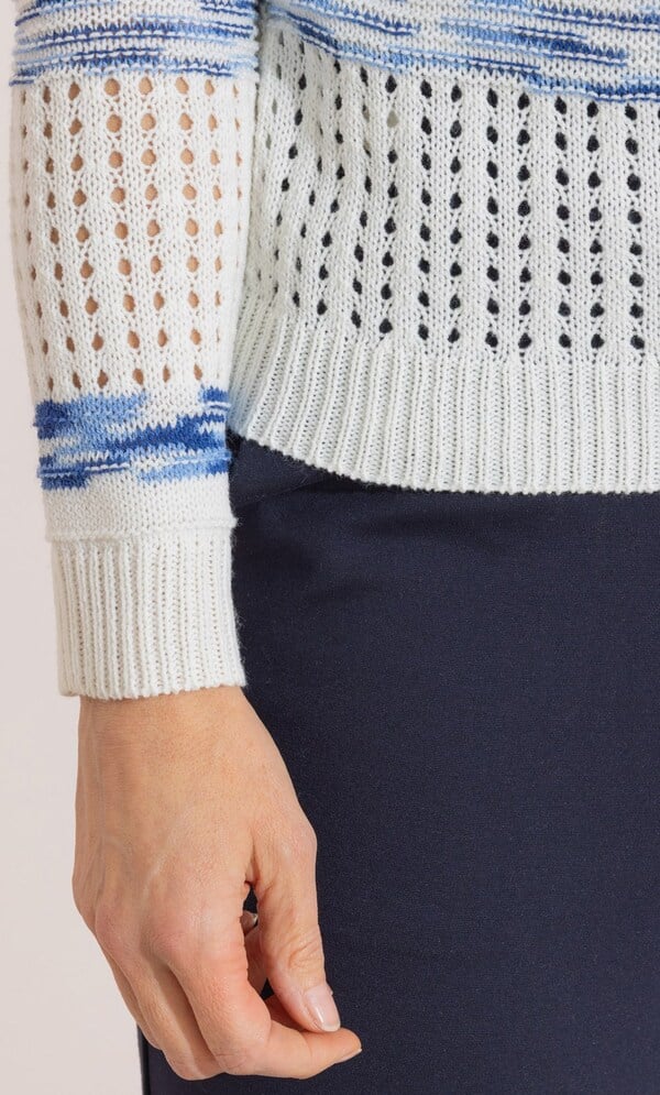 Anna Rose Stripe Knitted Jumper