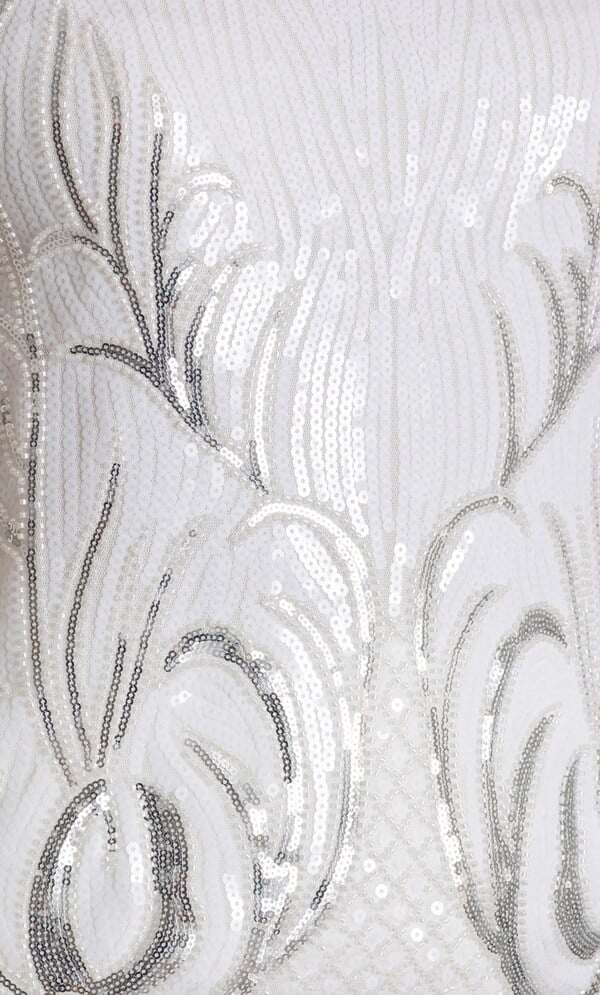 Embellished Mesh Sleeveless Top