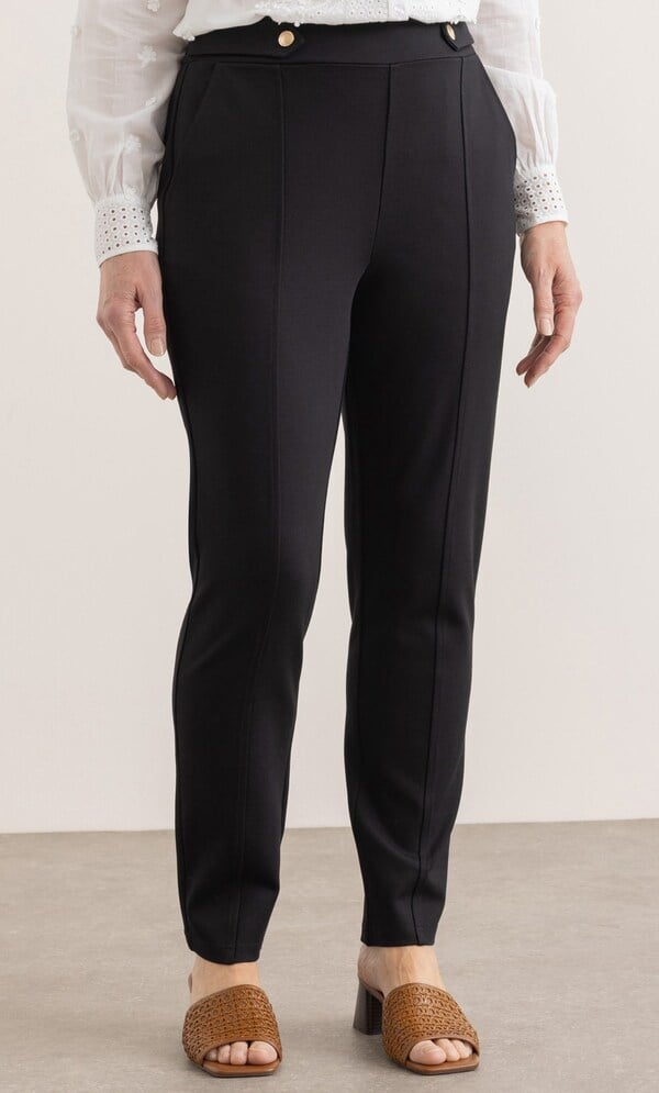 Anna Rose Ponte Slim Leg Trousers 25 inch
