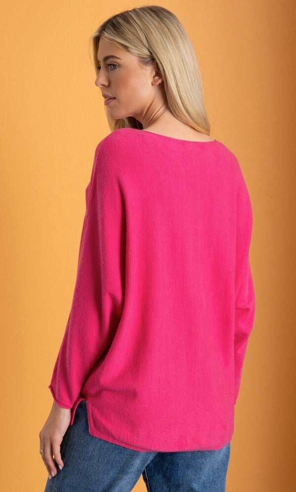 Batwing Knitted Jumper