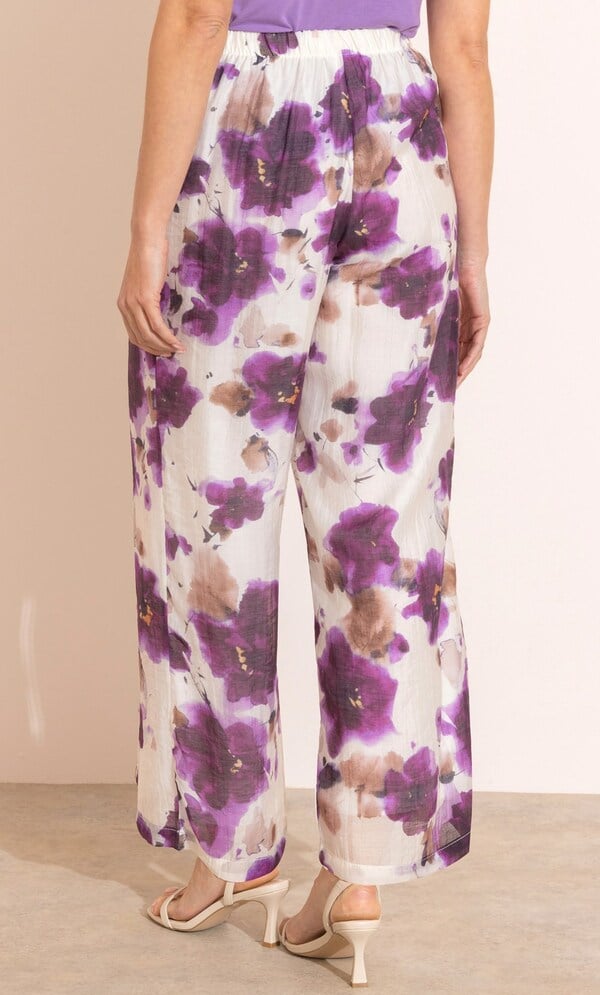 Floral Printed Straight Leg Trousers