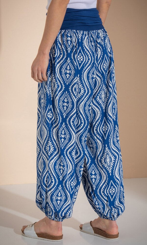 Printed Balloon Trousers