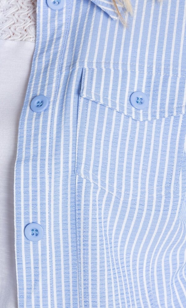 Anna Rose Stripe Seersucker Jacket