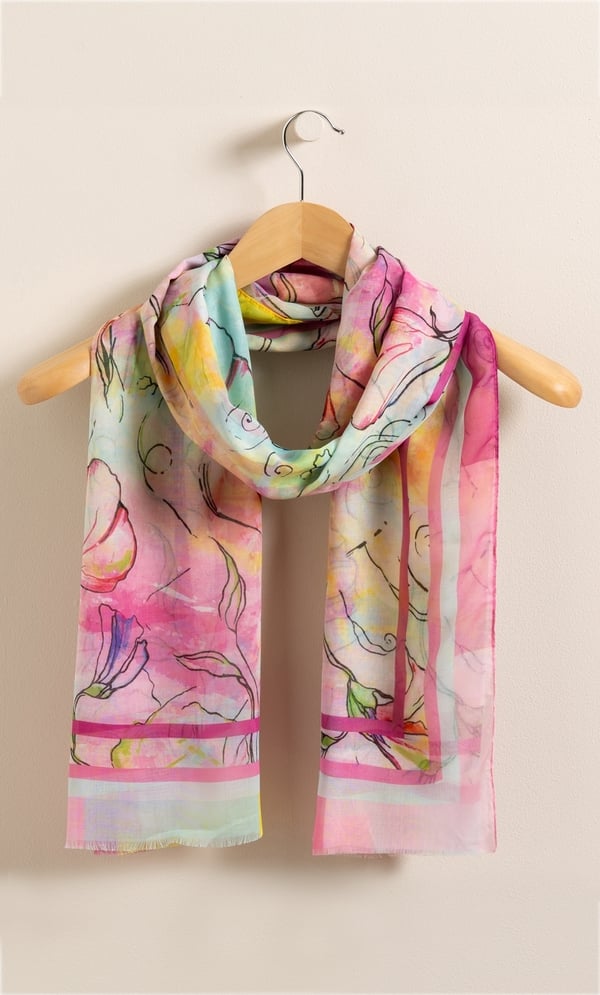 Floral Printed Scarf