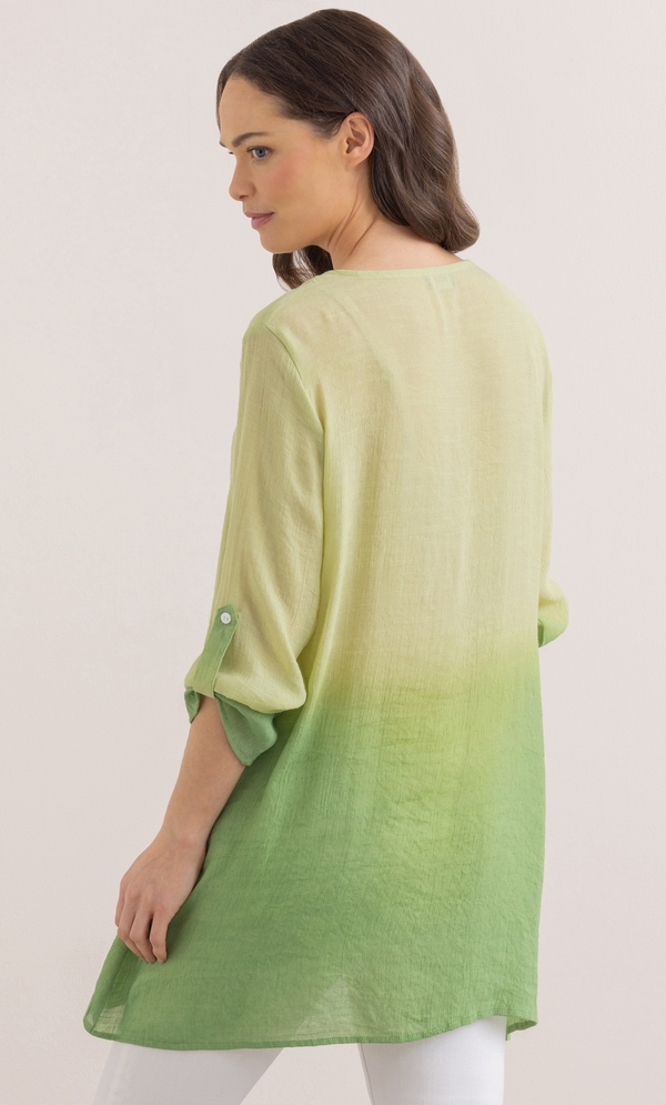 Dip Dye Layered Tunic Top