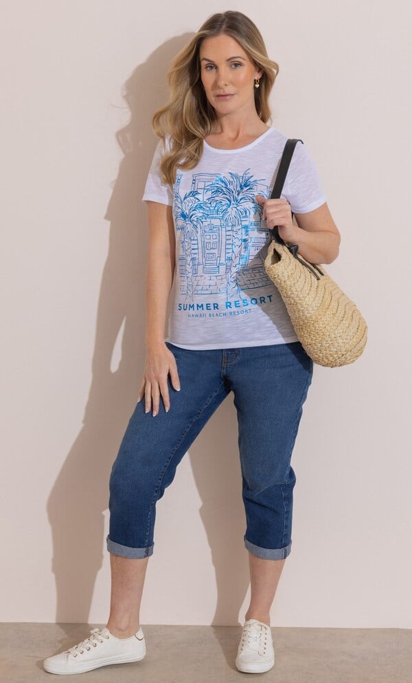 Graphic Print Short Sleeve T-Shirt