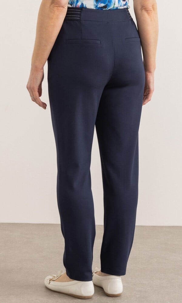 Anna Rose Ponte Slim Leg Trousers 25 inch