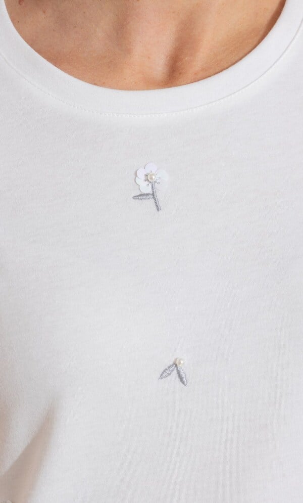 Embellished Short Sleeve T-Shirt