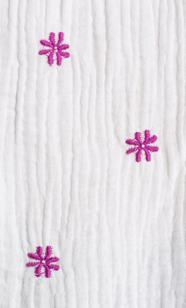 Embroidered Cotton Top