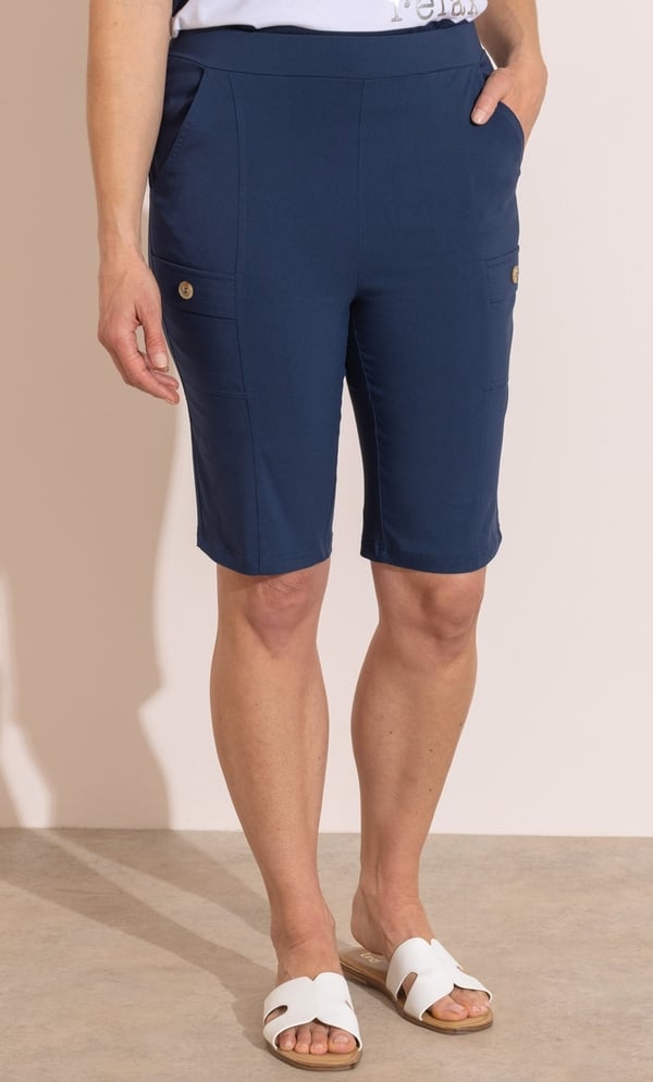 Anna Rose Pull On Stretch Shorts
