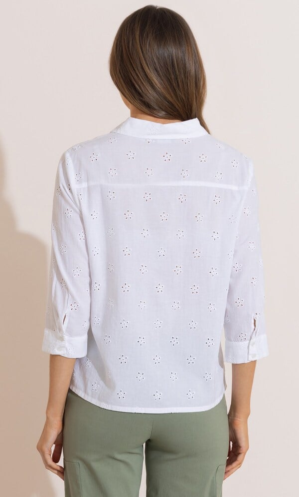Schiffli Embroidered Blouse