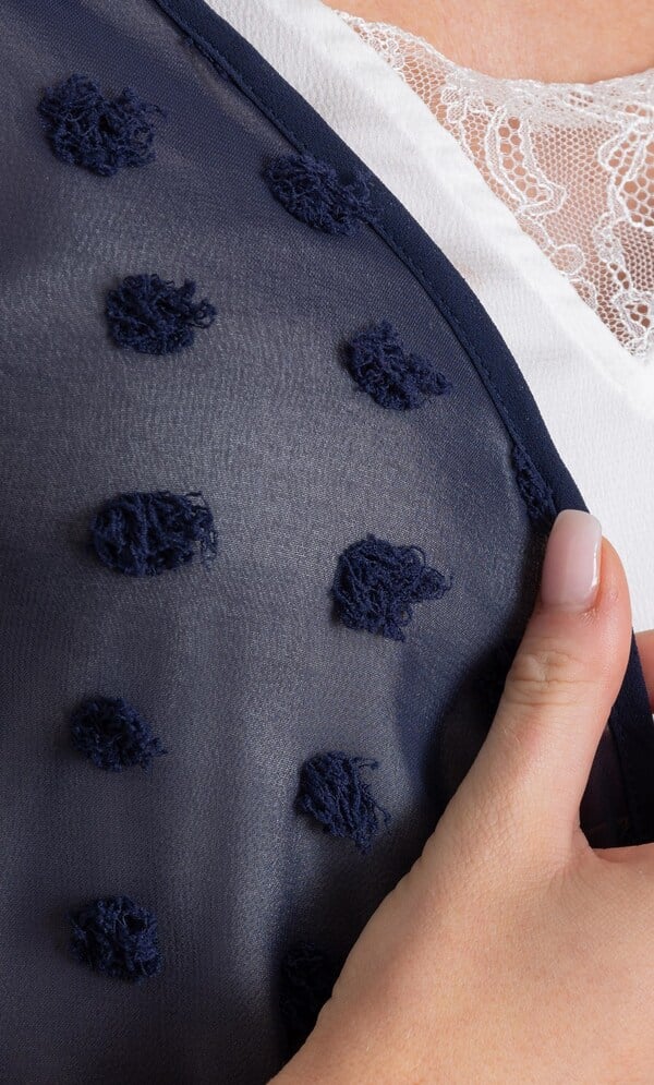 Dobby Dip Hem Cover Up