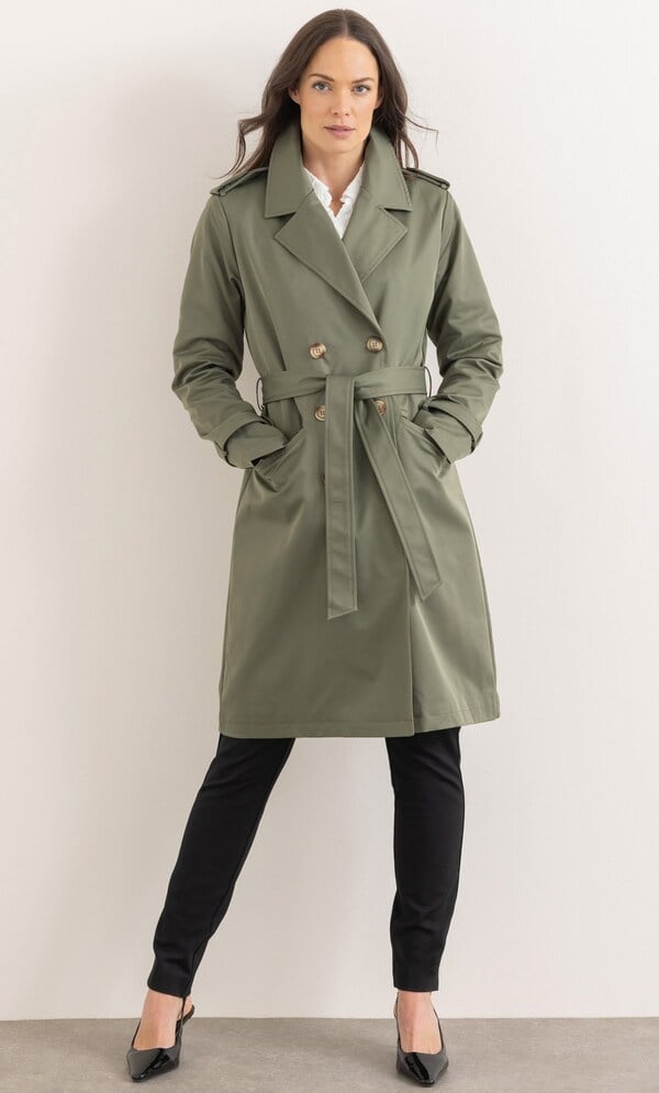 Double Breasted Trench Coat