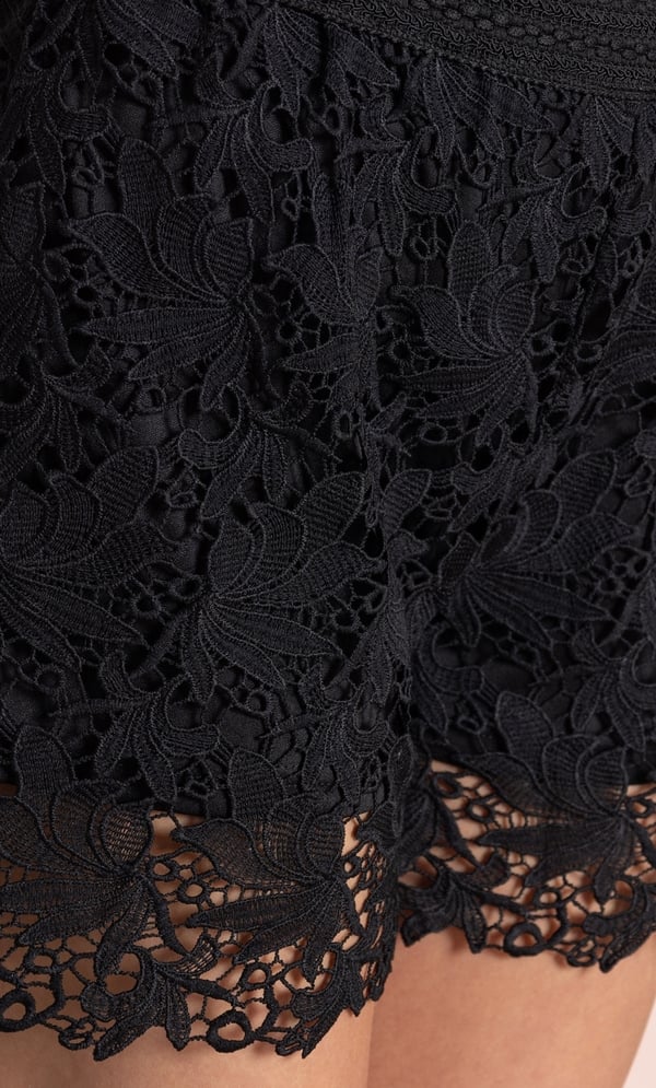 Pull On Lace Shorts